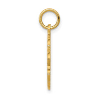 14k Bride and Groom Textured Back Charm-C1674