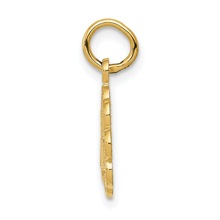 14k #1 MOM Charm-C1683
