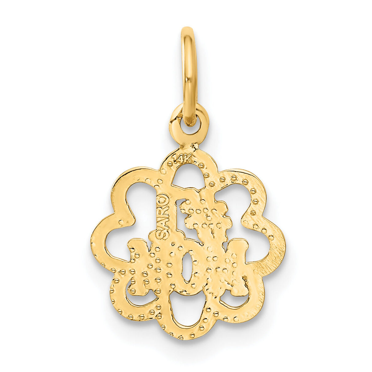 14k #1 MOM Charm-C1683