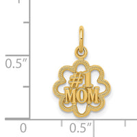 14k #1 MOM Charm-C1683