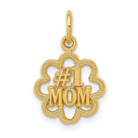 14k #1 MOM Charm-C1683