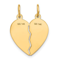 14k Best Sister Break-apart Charm-C1689
