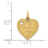 14k VERY SPECIAL SIS Charm-C1692