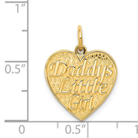14k DADDYS LITTLE GIRL Charm-C1703