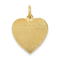 14k GRANDMA Heart Charm-C1709