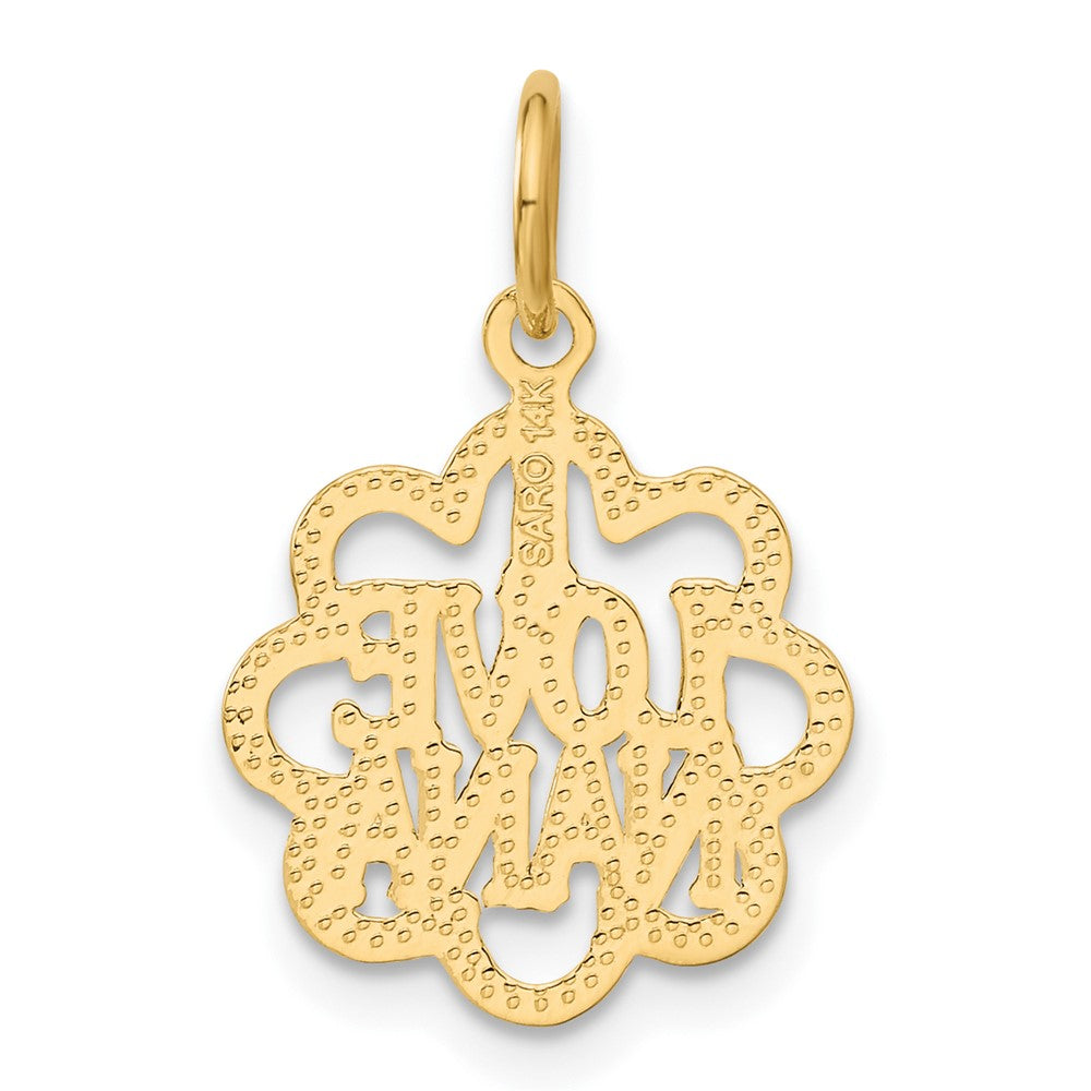 14k I LOVE NANA Charm-C1710