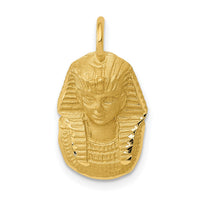 14k Satin D/C King Tut Charm-C1736