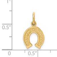 14k Horseshoe Charm-C1738