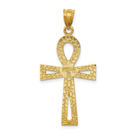 14k Ankh Cross Charm-C174