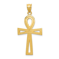 14k Ankh Cross Charm-C174
