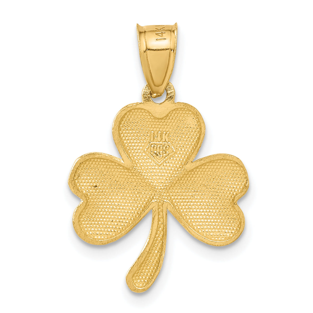 14k Shamrock Charm-C1742