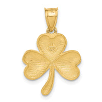 14k Shamrock Charm-C1742