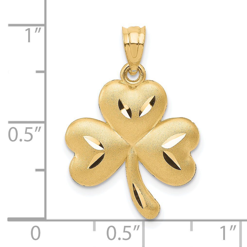 14k Shamrock Charm-C1742