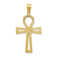 14k Ankh Cross Pendant-C175
