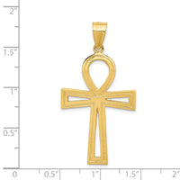 14k Ankh Cross Pendant-C175