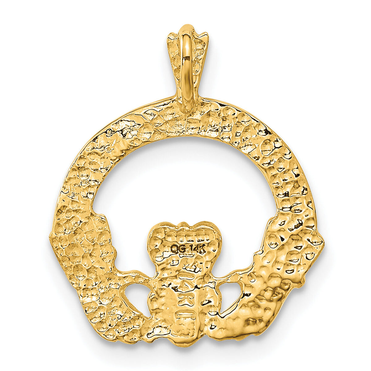 14k Claddagh Pendant-C1753