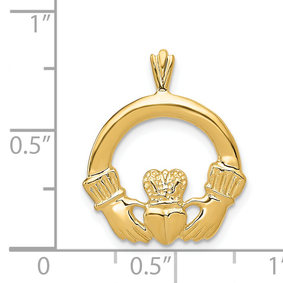 14k Claddagh Pendant-C1753