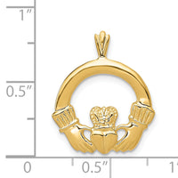 14k Claddagh Pendant-C1753