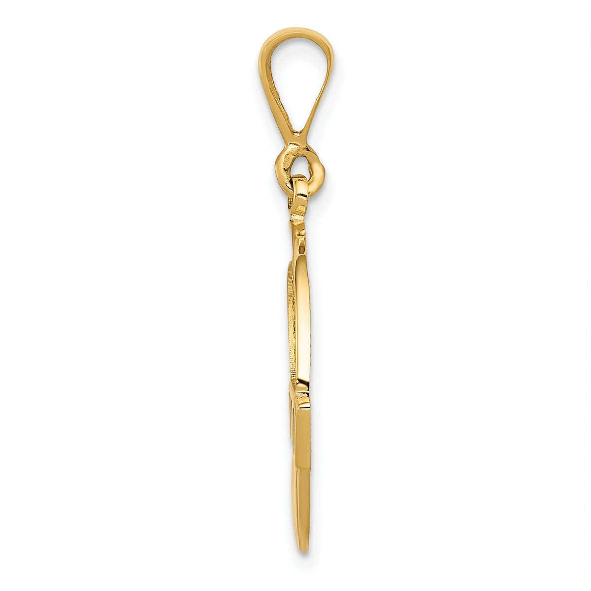 14k Claddagh Pendant-C1754