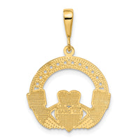 14k Claddagh Pendant-C1754