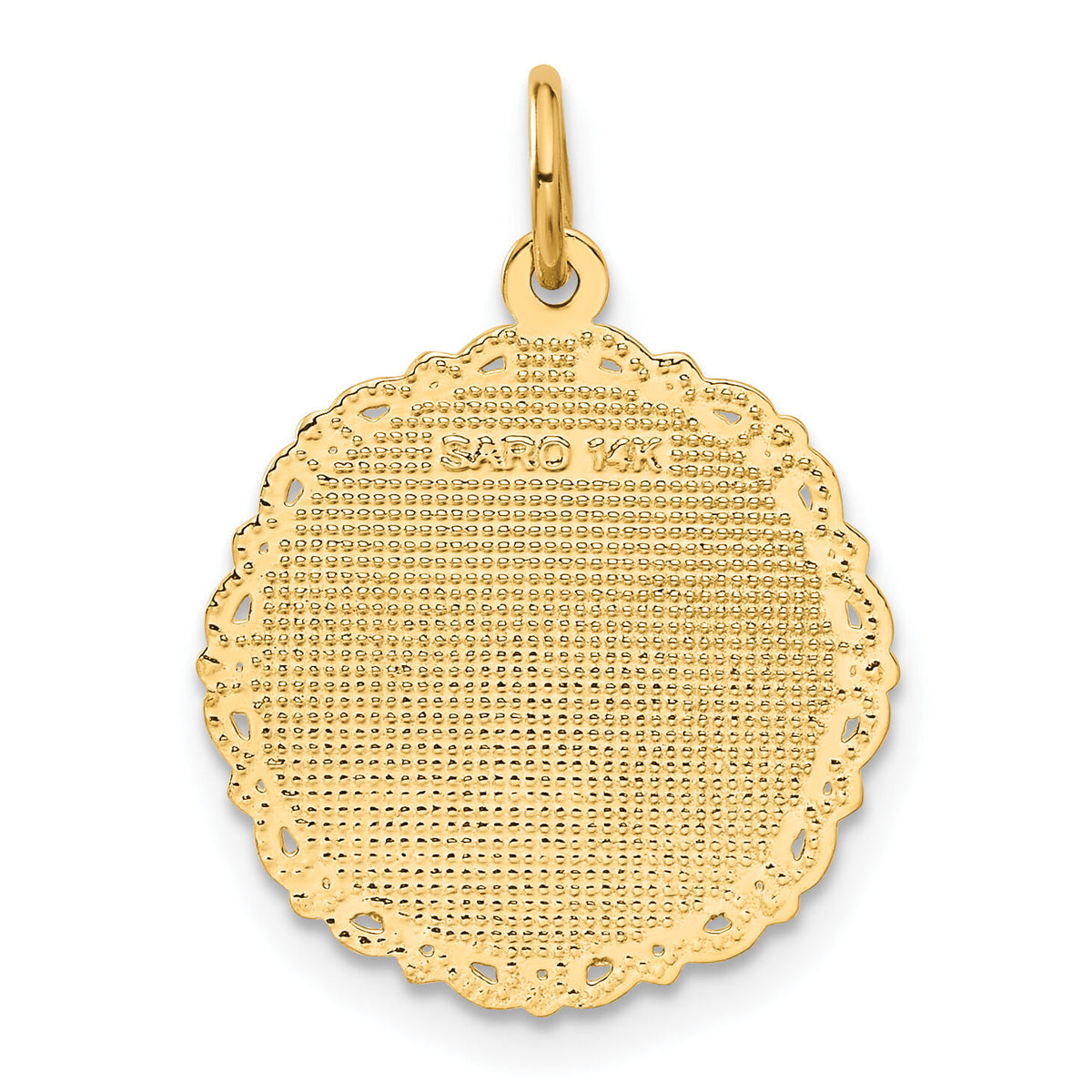 14k RN Registered Nurse Disc Charm-C1786