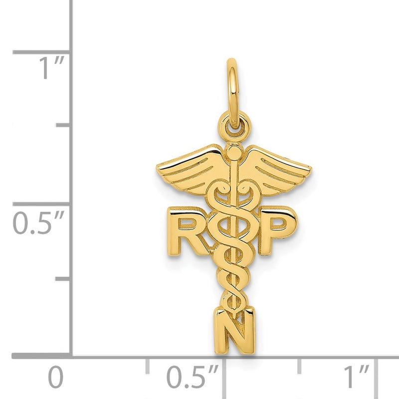 14k Registered Nurse Practitioner Charm-C1787