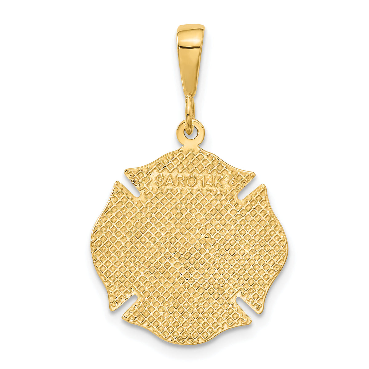 14k FIRE RESCUE Pendant-C1790