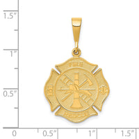 14k FIRE RESCUE Pendant-C1790