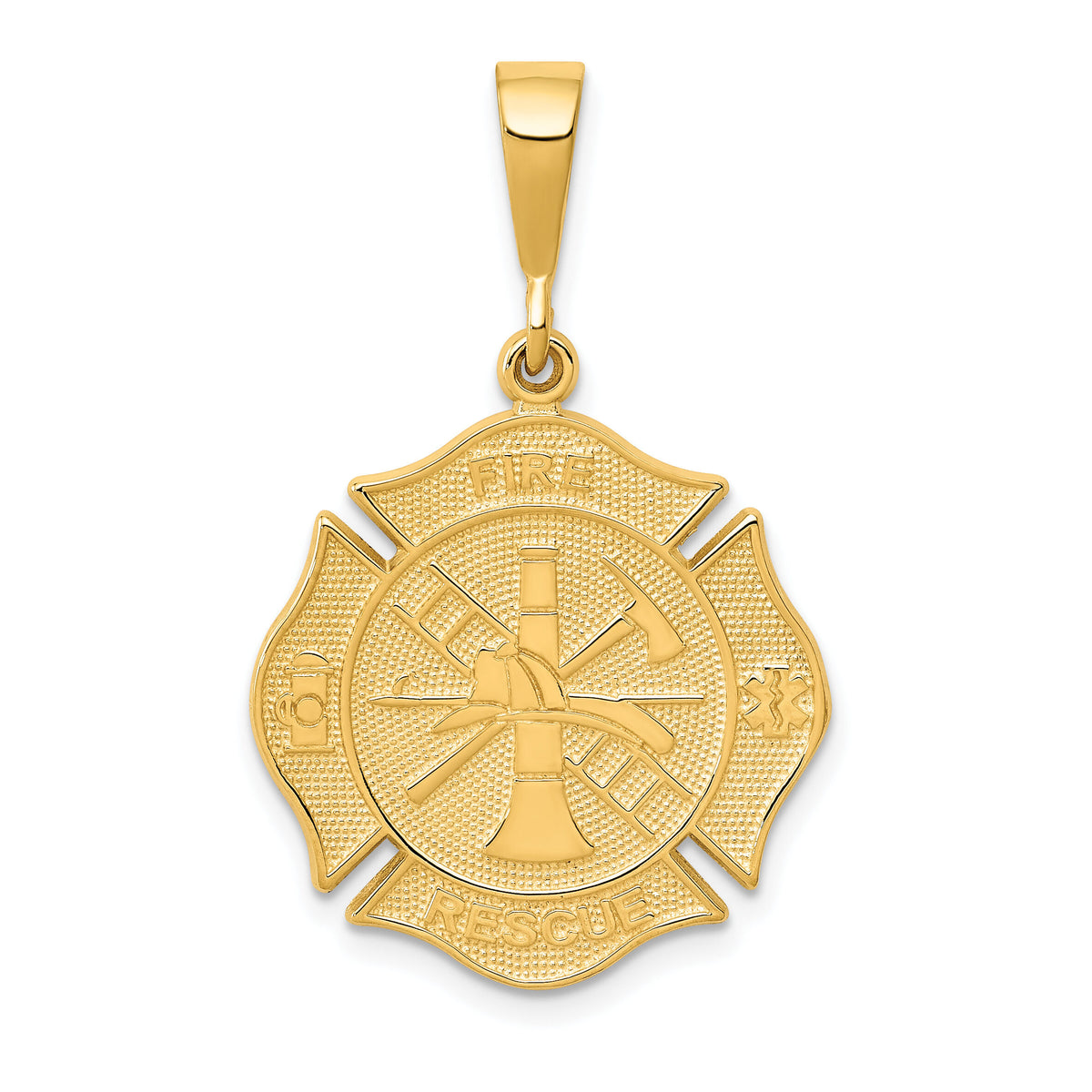 14k FIRE RESCUE Pendant-C1790
