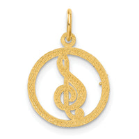 14k Treble Clef Charm-C1791