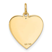 14k Flag Heart Charm-C1798
