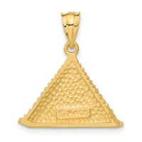 14k Pyramid Charm-C1807