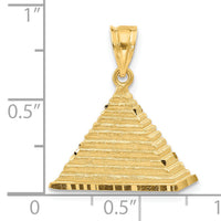 14k Pyramid Charm-C1807