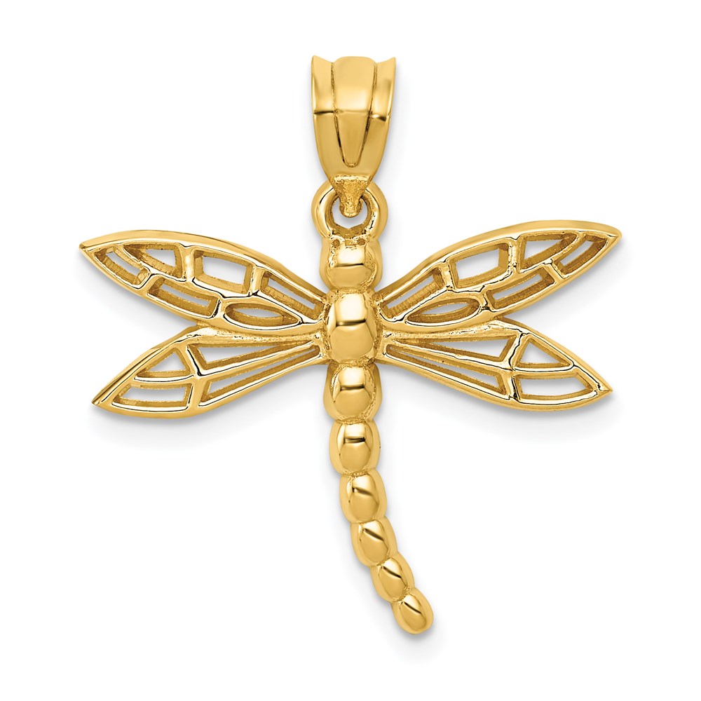 14k Dragonfly Charm-C1850
