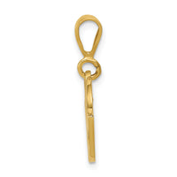 14k Racing Flags Pendant-C1878