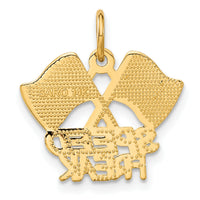 14K Racing Flags SPEED FREAK Charm-C1879