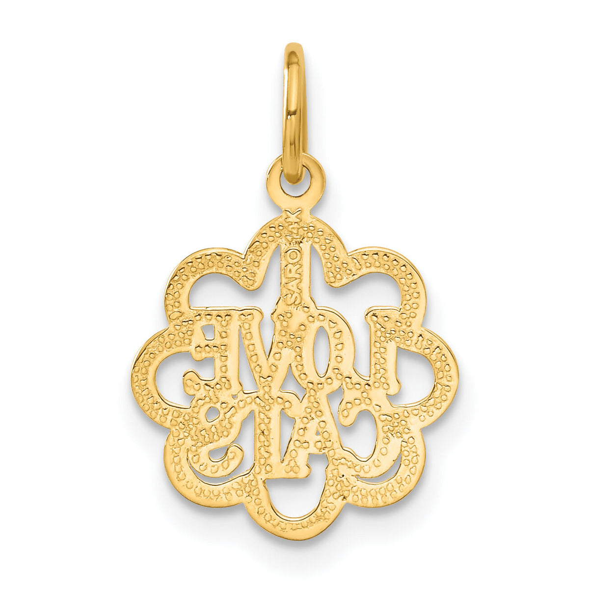 14k I LOVE CATS Charm-C1887