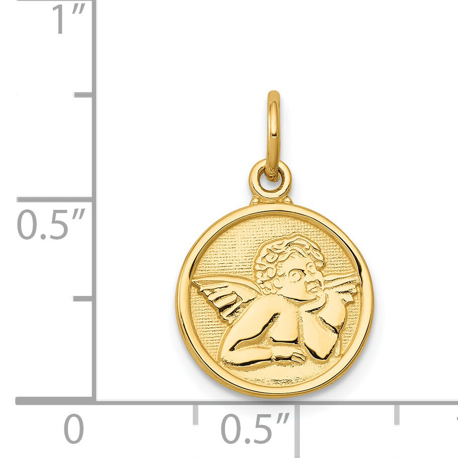 14k Polished Angel Charm-C1894
