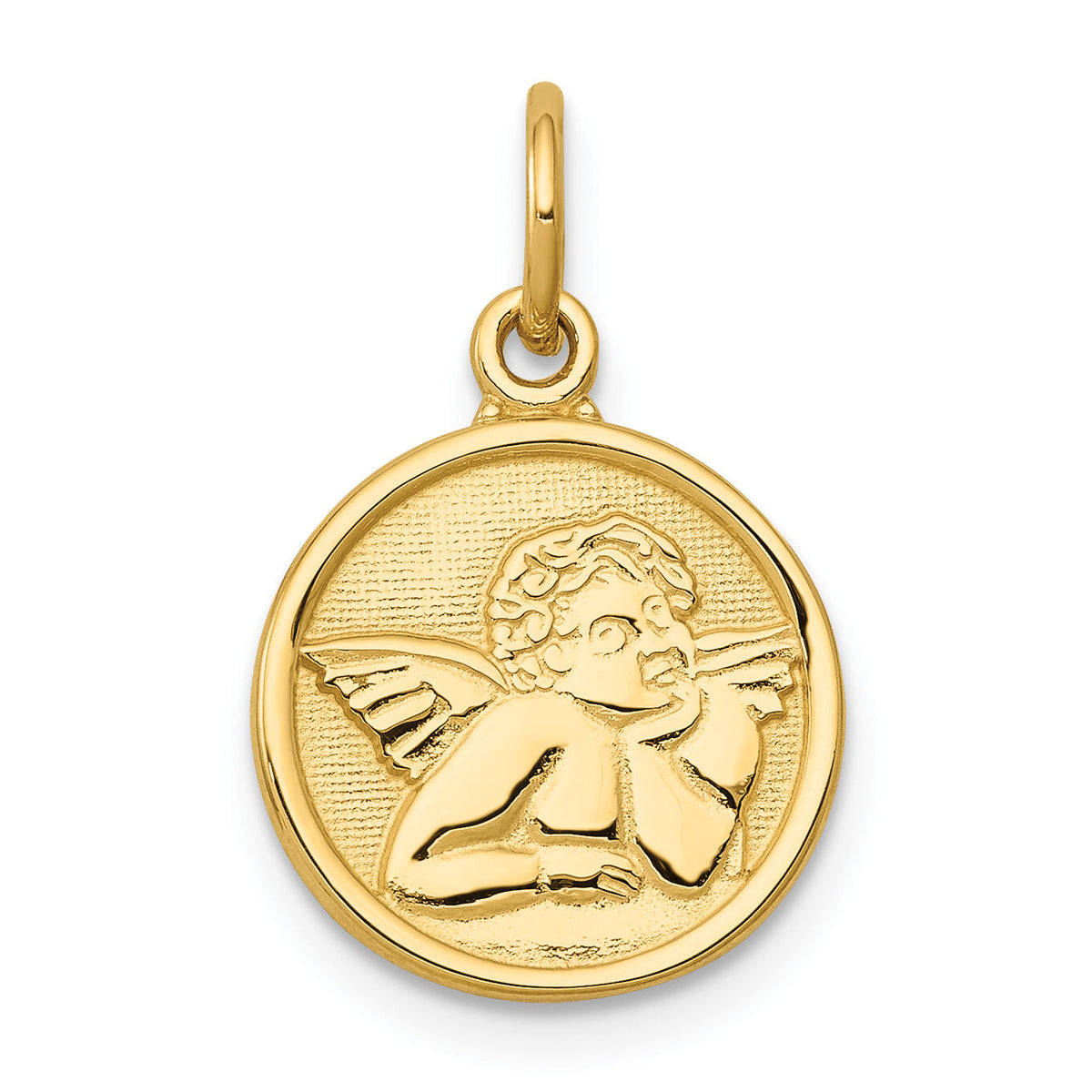 14k Polished Angel Charm-C1894