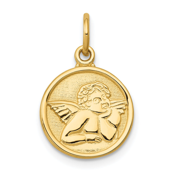 14k Polished Angel Charm-C1894
