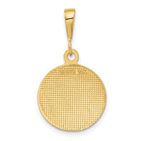 14K Polished and Satin Raphael Angel Pendant-C1895