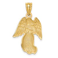 14k Polished Angel Charm-C1899