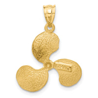 14k Propeller Pendant-C1910
