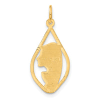 14k Blessed Mary Charm-C1919