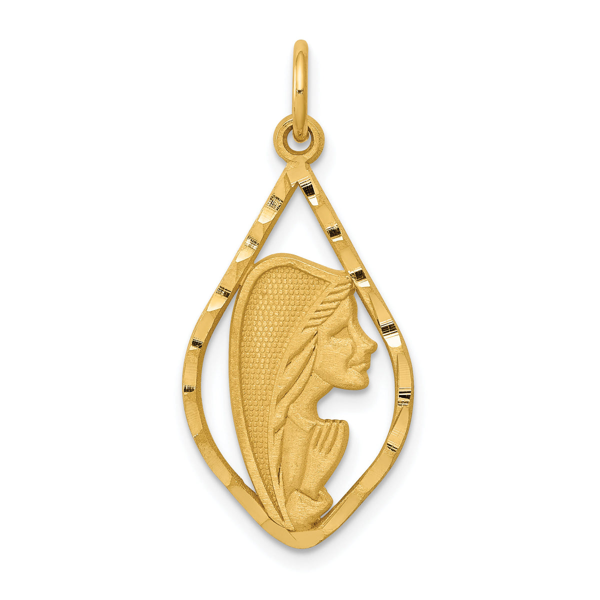 14k Blessed Mary Charm-C1919