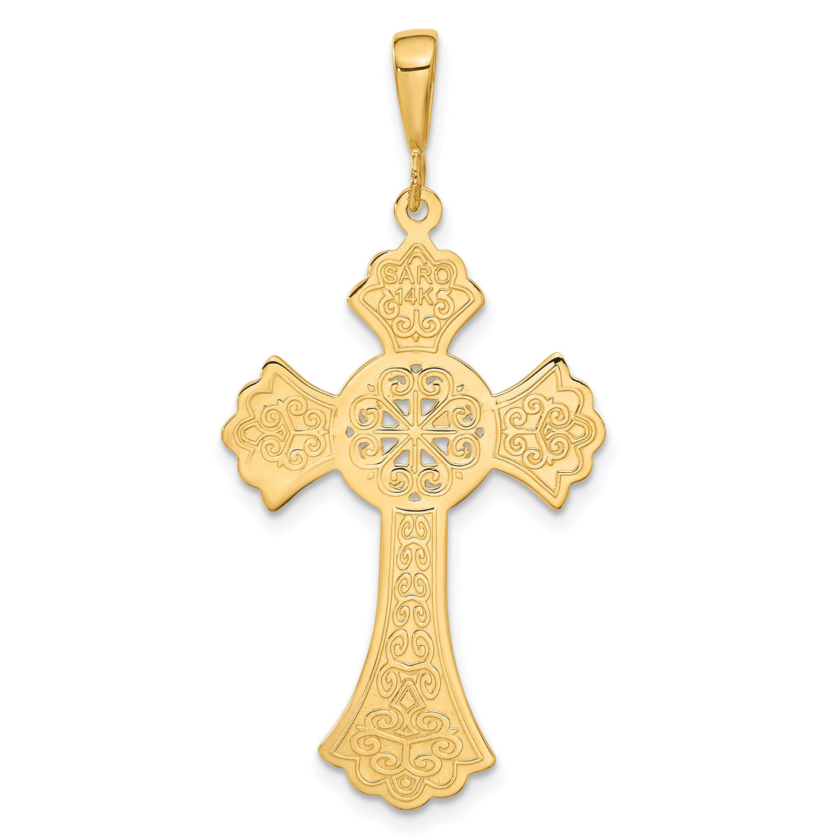 14k Celtic Cross Pendant-C1936