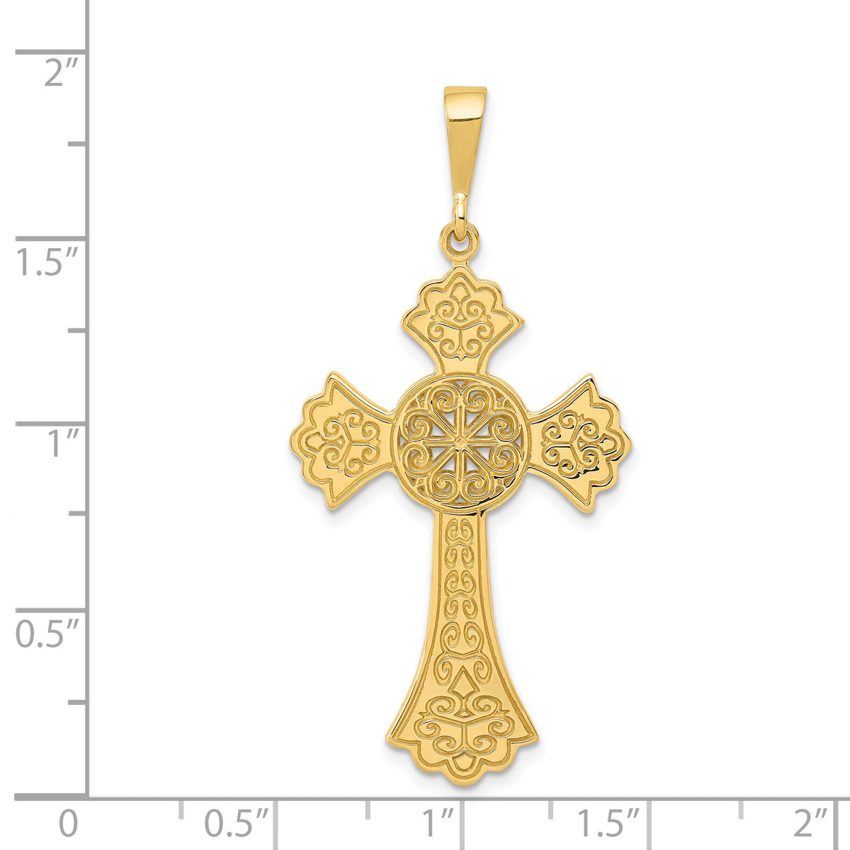 14k Celtic Cross Pendant-C1936