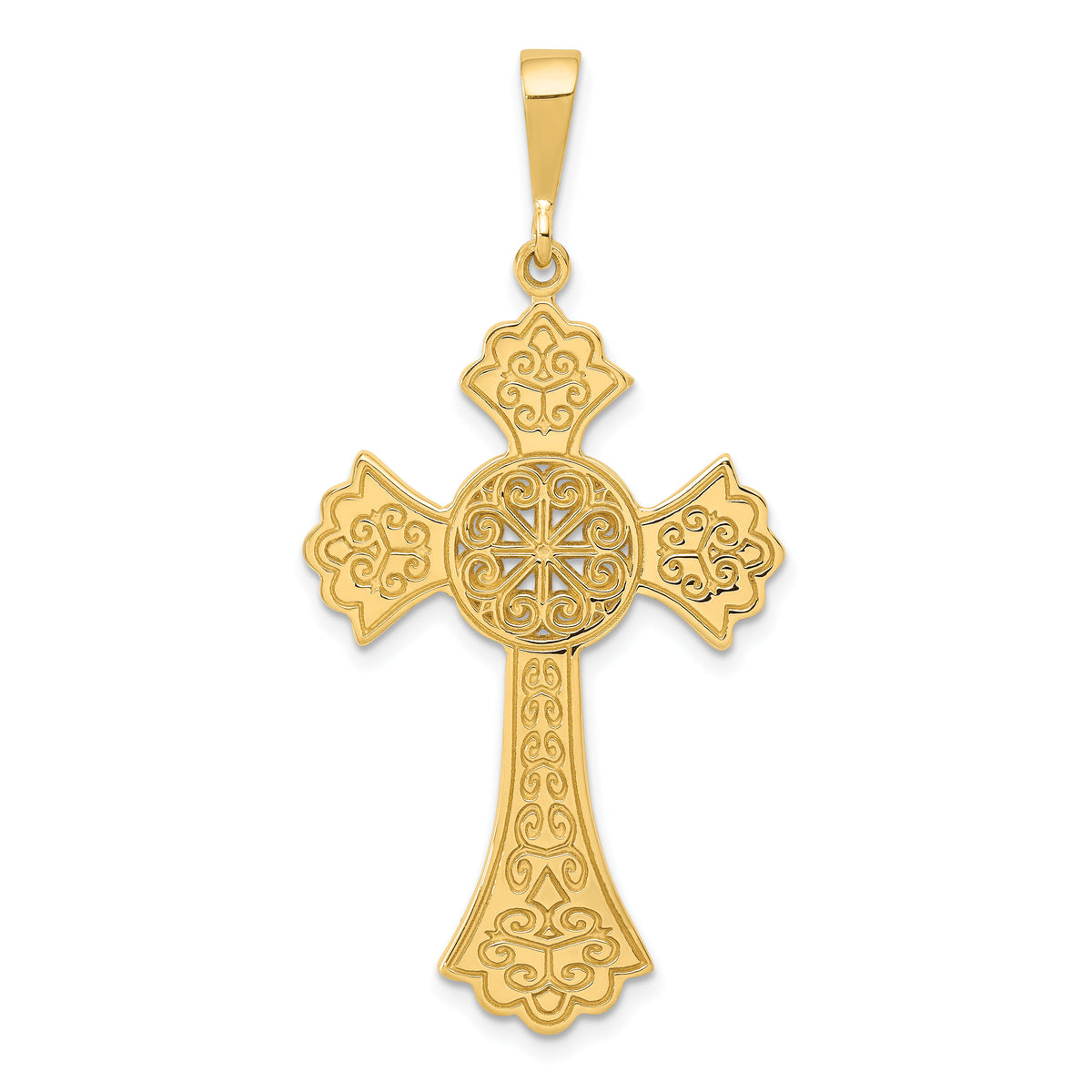 14k Celtic Cross Pendant-C1936