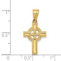 14k Celtic Cross Pendant-C1939