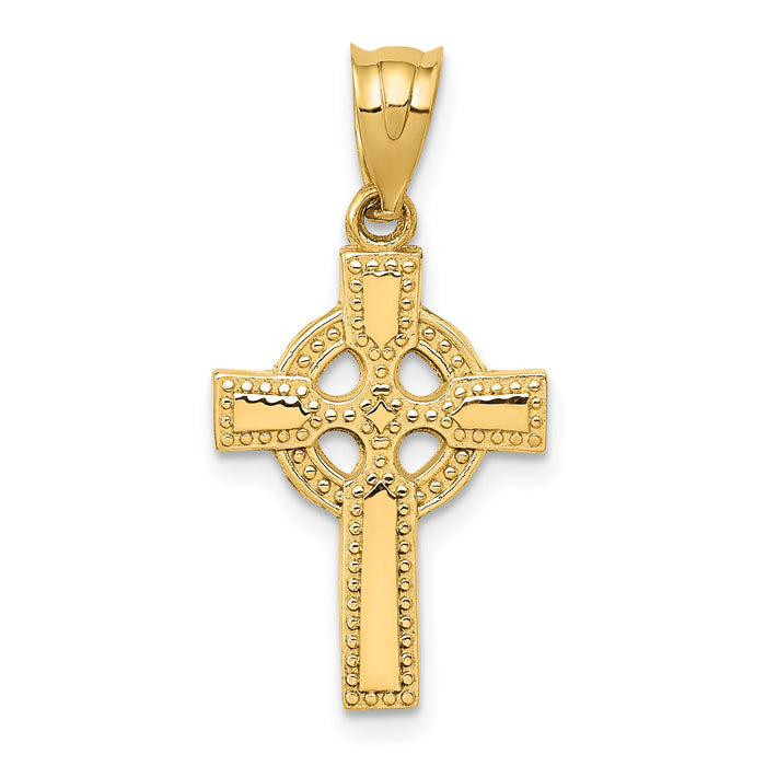 14k Celtic Cross Pendant-C1939